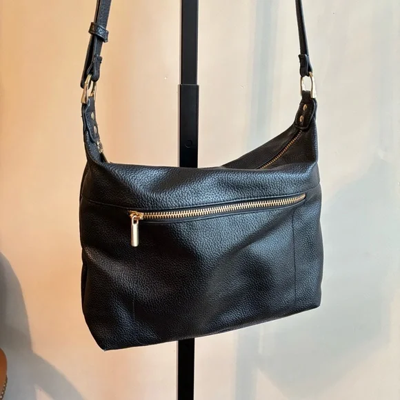 a new day Black Shoulder Bag with Gold Accents - Picture 2 of 8